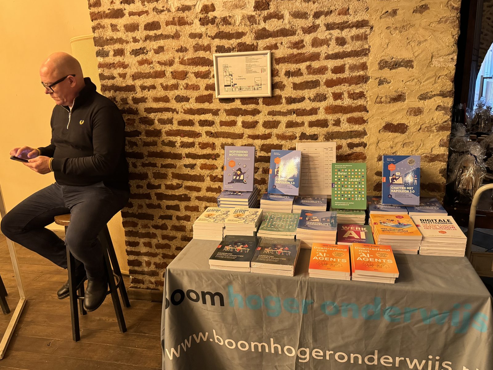 De boekenstand van Boom hoger onderwijs